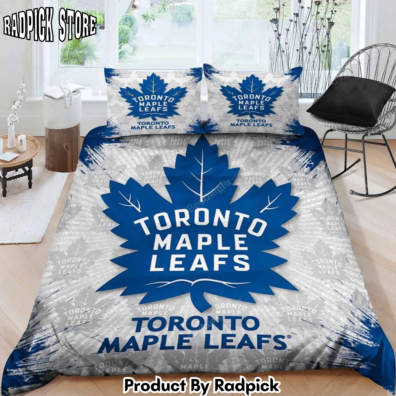 Radpick toronto maple leaves bed sheets duvet cover bedding set great gifts for birthday christmas thanksgiving rp327663